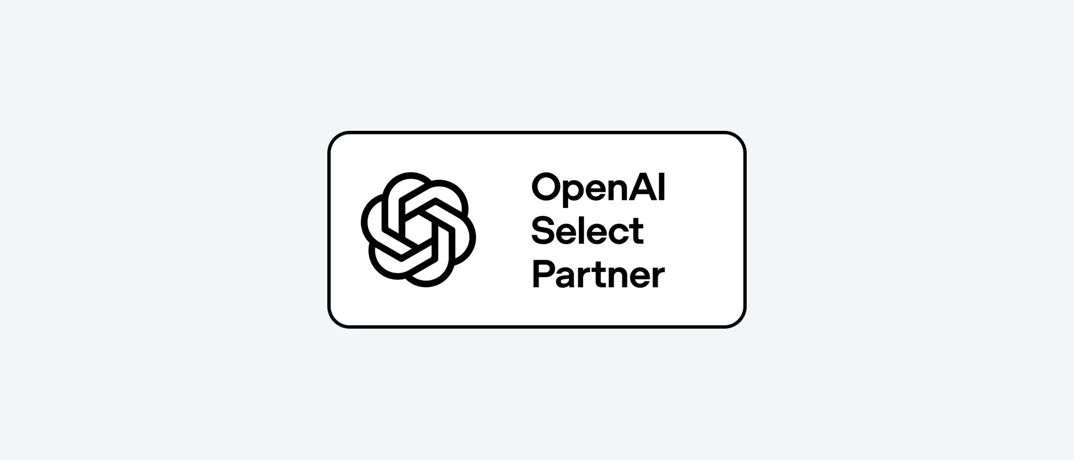 Badge OpenAI Select Partner