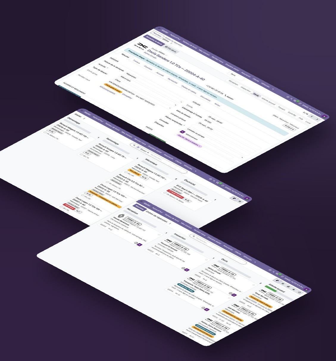 Samel Garage, logiciel de gestion de garage sur Odoo